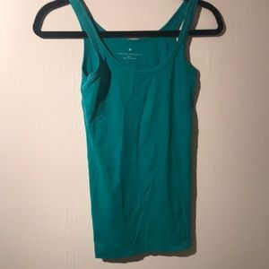 Teal cotton tank